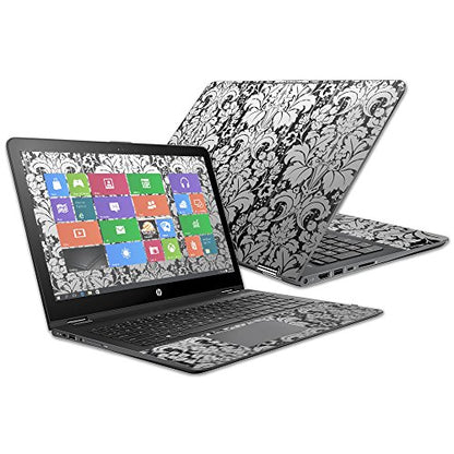 Mightyskins Skin Compatible with Hp Envy X360 15z 15" (2016) - Floral Retro | Protective, Durable, and Unique Vinyl Decal Wrap Cover | Easy to Apply, Remove, and Change Styles | Made in The USA - color: Floral Retro