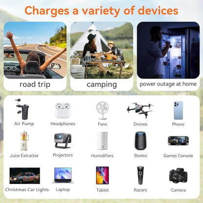 ALLWEI 300W Car Power Inverter 12V DC to 110V AC Car Inverter-Black | with 27W PD USB-C&18W USB-A Fast Charging, Car Charger Cigarette Adapter for Phone, Laptop and Small Devices on Road Trip