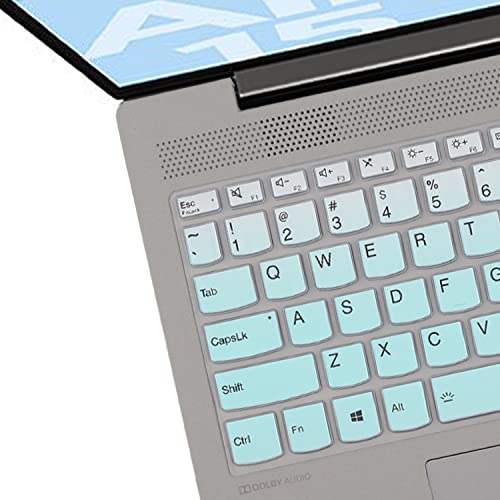 Keyboard Cover for Lenovo IdeaPad 1/IdeaPad 1i 15.6 inch Laptop 15IGL7 15ADA07 15IAU7 15ALC7 15IJL7, New Lenovo IdeaPad 1 15IGL7 15.6 inch US Layout Keyboard Cover Skin-OmbreMint - color: OmbreMint