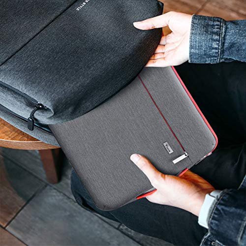 Voova Laptop Sleeve Case 14 15 Inch with Handle, 360° Protective Waterproof Slim Computer Bag Cover Compatible with MacBook Air 15 M2/M3/M4 2024-2025, MacBook Pro 14, Hp Chromebook 14, Grey - color: Grey, size: 14-15 Inch