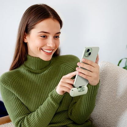 iWALK Portable Charger 5500mAh Next-Gen Small Power Bank 22.5W Fast Charging Battery USB-C Portable Phone Charger for iPhone 17/16/15 17 Plus 17 Pro Max iPad, Samsung Galaxy S25 S24 S23 Android, Green - color: Green