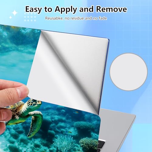 Universal Laptop Skin Sticker Decal for 11.6”12" 13" 13.3" 14" 15" 15.4" 15.6" Reusable Waterproof Scratch-Scratch Resistant Protective Vinyl Laptop Notebook Skin Stickers - Green Turtle - color: Green Turtle