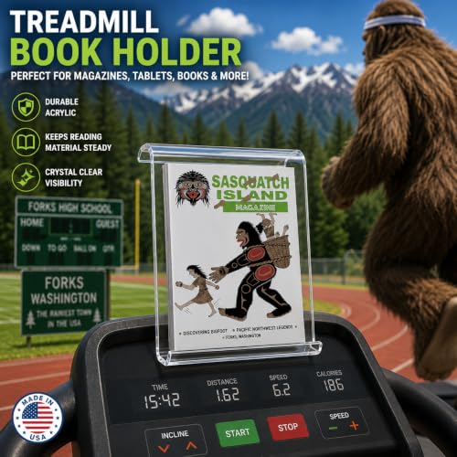 USA Made Ultra Small Compact Ipad/Kindle/Nook/Ereader Size Treadmill Book Holder