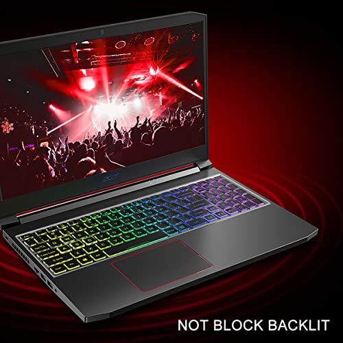 Keyboard Cover for Acer Nitro 5, Nitro 16, Nitro 17, Predator Helios 300 PH315-55/54/53/52 PH317-53/54, Nitro 5 AN515-58/57/56/54/55/45/43/44 AN517-54/53/51/52(Not Fit Nitro V15 V16, PH16-72 PH18-72) - color: TPU