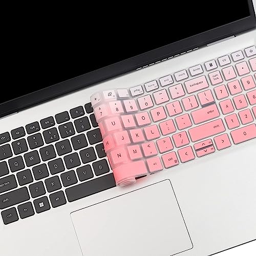 Keyboard Cover for 2026 2025 Dell 16 Plus Laptop DB16250 DB16255 DC16250 16", Dell Inspiron 15 3535 3530 3510 3511 3515 3525 5510 5515 5518, Vostro 3515 3520 3530 3510, Dell Latitude 3520 - color: GPink