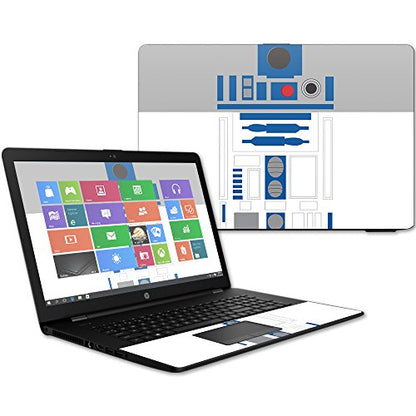 MightySkins Skin Compatible with HP 17t Laptop 17.3" (2017) - Cyber Bot | Protective, Durable, and Unique Vinyl Decal wrap Cover | Easy to Apply, Remove, and Change Styles | Made in The USA - color: Cyber Bot