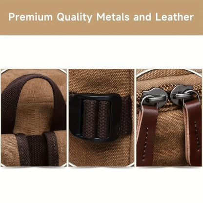 Laptop Backpack for Men 15.6-inch Travel - Satchel Purse Computer Case Laptop Bag Large Capacity Haking Weekender Fashion Canvas Khaki - color: Khaki-501