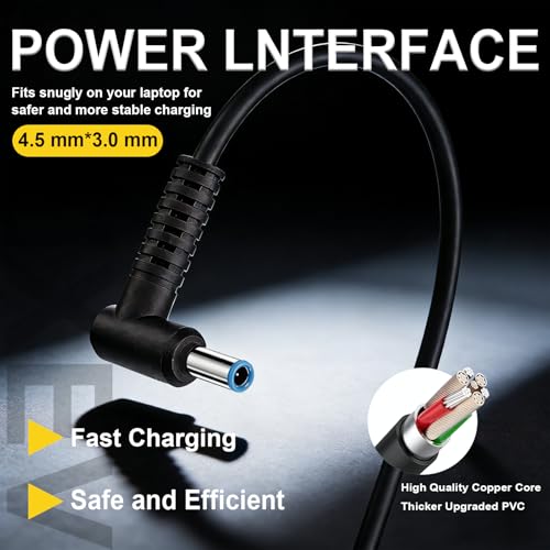 Replacement for HP 230W Laptop Charger; Compatible with Omen 15 16 17 Omen Max Transcend Victus Gaming 15 16 ZBook Fury 18 16 G1i G9 G10 G11 Blue Tip Power Supply AC Adapter