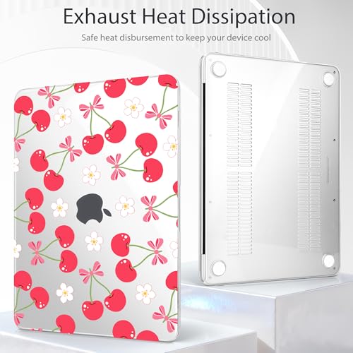 Tuiklol for 2026 MacBook Neo 13 Inch A18 Pro Chip Case, (Model A3404) Anti-Scratch Anti-Drop Slim Hard PC Shell Case with Shockproof Protective MacBook Neo Laptop Cover,Cherry - color: Cherry