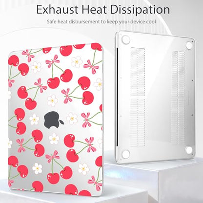 Tuiklol for 2026 MacBook Neo 13 Inch A18 Pro Chip Case, (Model A3404) Anti-Scratch Anti-Drop Slim Hard PC Shell Case with Shockproof Protective MacBook Neo Laptop Cover,Cherry - color: Cherry
