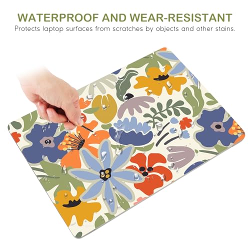 DINKY Laptop Notebook Skin Sticker Soft Cover Decal Fits 13 13.3 14 15 15.4 15.6 inch Laptop Protector Netbook PC, Easy to Apply and Remove (Colorful Abstract Flowers) - color: Colorful Abstract Flowers