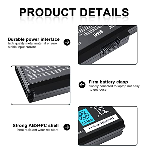 TSKYBEAR PA3817U-1BRS Battery Compatible with Toshiba Satellite C655 C675 C675D L645 L645D L655 L655D L675 L675D L745 L755 L755D P745 P755 P775 M645 A660 A655 PA3817U Series Battery - size: PA3817U-1BRS