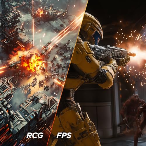 KOORUI 25 inch Curved Gaming Monitor 240Hz FHD 1080P, 1500R 1ms Display | Adaptive Sync, 90% DCI-P3, Eye Care, HDMI×2 and DP, VESA Mount, Tilt, FPS Gaming, Esports Players, Competitive Gaming - size: 25inch 240Hz/FHD/Curved