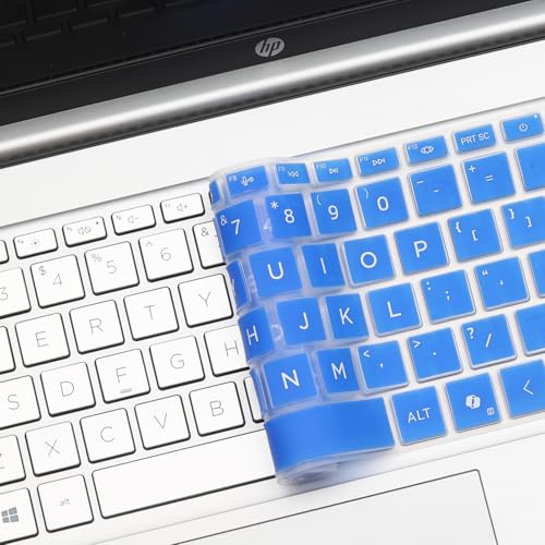Keyboard Cover for 2025 2024 HP Laptop 15-fc 15-fd 15.6" Series 15z-fc000 15t-fd000 15-fd0123dx 15-fd0127dx 15-fc0245dx 15-fc0025dx 15-fd0023dx 15-fd0005dx 15t-fd100 fd0083wm 15-fc0093dx-Blue - color: Blue