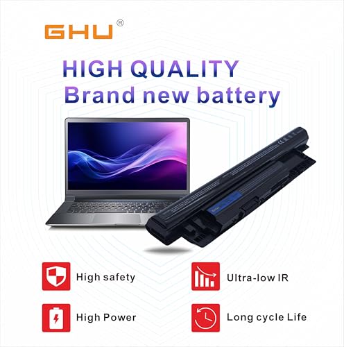 GHU New 11.1V 65Wh Battery MR90Y XCMRD Compatible with Dell 14-3421 14R-5421 14R-5437 15-3521 15R-5521 15R-5537 17-3721 17-3737 17R-5721 17R-5737 fit with Dell 3440 3540 P28F P40F P17E