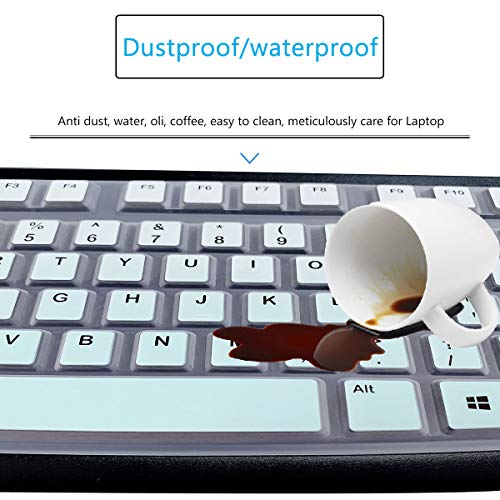 MUBUY Keyboard Cover Skin Protector for Logitech MK120 K120 Wired Keyboard, Keyboard Protective Skin US Layout (NOT Fit Other Model Keyboards)-MIntGreen - color: MintGreen