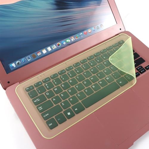 Keyboard Cover Protector Notebook Laptop Accessories Keyboard Skin 15-17 inch Soft Silicone 12-14 inch Waterproof Keyboard Film(Blue)