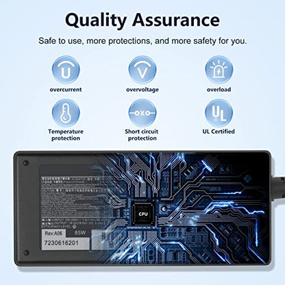 65W 45W AC Power Charger Compatible with HP Probook 450 430 440 445 640 650 G1 G2 G3 G4 G5 G6 G7 G8 PPP009A Laptop Power Supply Adapter Cord