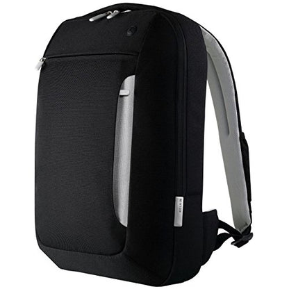 Belkin Slim Polyester Backpack for Laptops and Notebooks up to 15.4'' (Black / Light Gray)