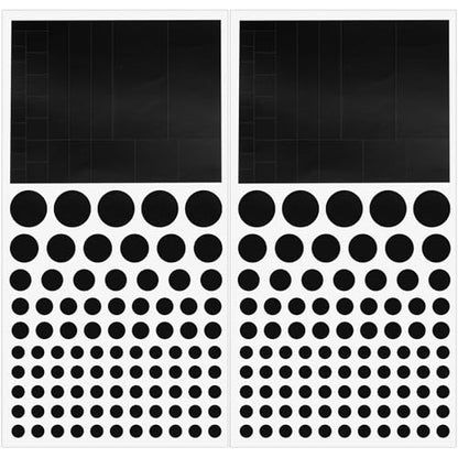 2 PCS Black Vinyl Webcam Covers, Restickable Camera Covers Privacy Stickers for Laptop, Cell Phone, Computer, Smart TVs