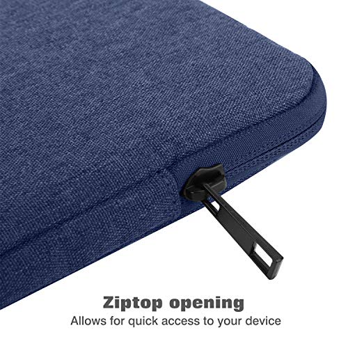 MoKo 9-11 Inch Tablet Sleeve Bag | Fits iPad Air 11-inch M3, iPad A16, iPad Pro 11-inch M4, iPad Air 5/4/3 and Tab S8/S9 11-inch, Navy Blue - color: Navy Blue, size: 9-11 inch