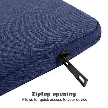 MoKo 9-11 Inch Tablet Sleeve Bag | Fits iPad Air 11-inch M3, iPad A16, iPad Pro 11-inch M4, iPad Air 5/4/3 and Tab S8/S9 11-inch, Navy Blue - color: Navy Blue, size: 9-11 inch