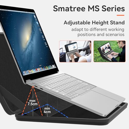 Smatree MS50T Hard EVA Protective Sleeve Case with Stand Compatible for 14 inch DELL Latitude 7455 Copilot+PC/7450/7400/7410/7420/7440 or 2-in-1 Laptop Notebook (Not Fit with Inspiron 14 Plus 7440!) | Compatible for 14 inch DELL Latitude 7455/7450/7400/74