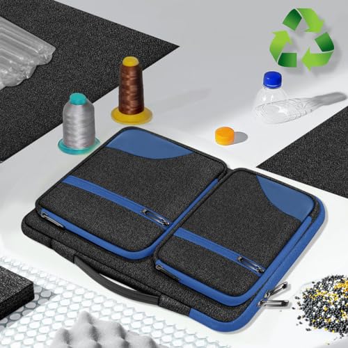 360 Protective Laptop Case 15" 15.6" 16" Sleeve, Water-Resistant Handbag with Straps Compatible with 16" MacBook Neo, MacBook Pro Air 16"/15", XPS 16" and Most 15" 15.6" 16" Notebooks,B01BL02 - color: B01bl02, size: 15"-16"