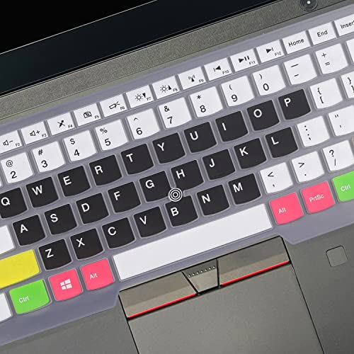 Keyboard Cover for Lenovo ThinkPad E470(c) E475 E480 E485 E490 E495 E14 14" |Thinkpad T14(s) T460(s) T470(s) T480(s) T490/S T495(S) L380 L390 L460 L470 L480 L490 L14 A475 A485 Keyboard Skin-CBLACK - color: CandyBlack