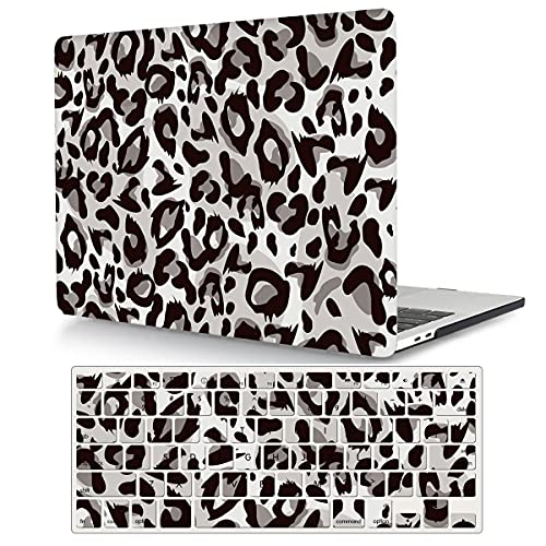 Protective Case Compatible with MacBook Pro 13 inch with CD-ROM Model: A1278(Old Version 2012/2011/2010/2009/2008), Plastic Hard Shell Case Cover & Keyboard Cover Skin - Leopard - color: Leopard 1, size: A1278(Pro 13 w/CD-ROM 2008-2012)