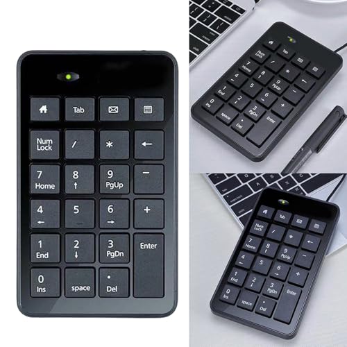 23 Wire Mechanical Numeric Keypad USB Number Pad Suitable for Finance Business Laptop Notebook Numeric Keyboard Portable Keypad