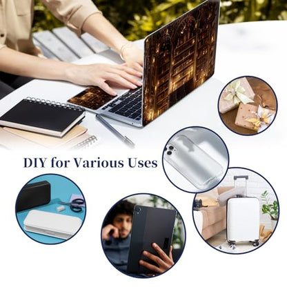 Universal Laptop Protective Skin,Trim-to-Fit Vinyl Sticker for 13–16 Inch Laptop,MacBook,Tablet & Notebook,Scratch-Proof Waterproof Cover,Mystic Library - color: Mystic Library