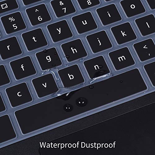 Keyboard Cover for Dell Chromebook 11 3100 3110 C3181 P22T / Dell Chromebook 11 3120 3180 3181 3189 5190 11.6" / Dell Chromebook 13 3380 13.3" Chromebook Keyboard Skin, Black - color: Black