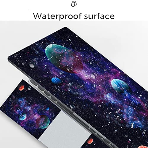 Laptop Skin Sticker,13.3 14 15 15.4 15.6 inch Laptop Skins,Universal Vinyl Decal,Dustproof Scratch Resistant Reusable Cover Protector with Free 2 Wrist Pads (World Map 2) - color: World Map 2