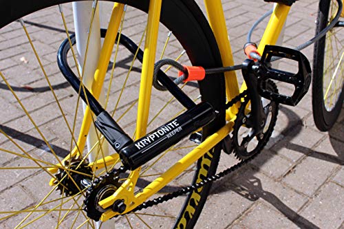 KryptoFlex 710 Double Loop Security Cable, 7FT Long Braided Steel Flex Bike Lock Anti-Theft Cable with Looped Ends for Outdoor Equipment, U-Lock and Padlock, 10mm Thick | bike-shift-cables-and-housing