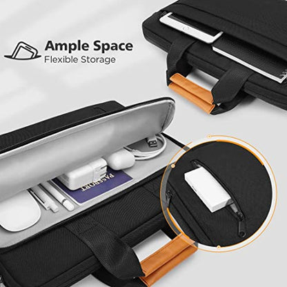 KIZUNA Laptop bag Case 12.5 Inch Shoulder briefcase Handbag For MacBook Air 13 M3 M2/MacBook Pro 14 M1 M2 Pro/13.3" Yoga Slim 7i Carbon/14 Lenovo ThinkPad X1 Carbon, Black - color: Black, size: 12.5-13 Inch