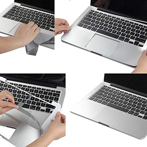Palm Rest Full Cover with Trackpad Protector Sticker Skin for MacBook Pro 16 Inch (A2141),Ultra Thin Scratch Resistant (Gray)