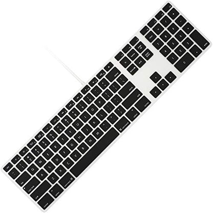 Allinside Black Keyboard Cover for iMac USB Keyboard A1243 MB110LL/B - color: 02 Black