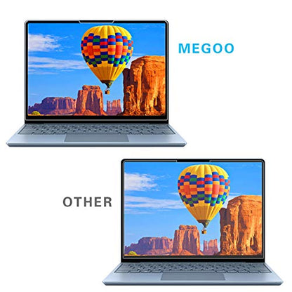 Megoo ArmorShield Surface Laptop Go 3 (2023) 12.4" Glass Screen Protector | 9H Hardness/ Easy Installation/ Ultra Clear/ Tempered Glass, Also Compatible for Surface Laptop Go 2/1(2020), 2 Pack - size: Laptop Go 12.4"