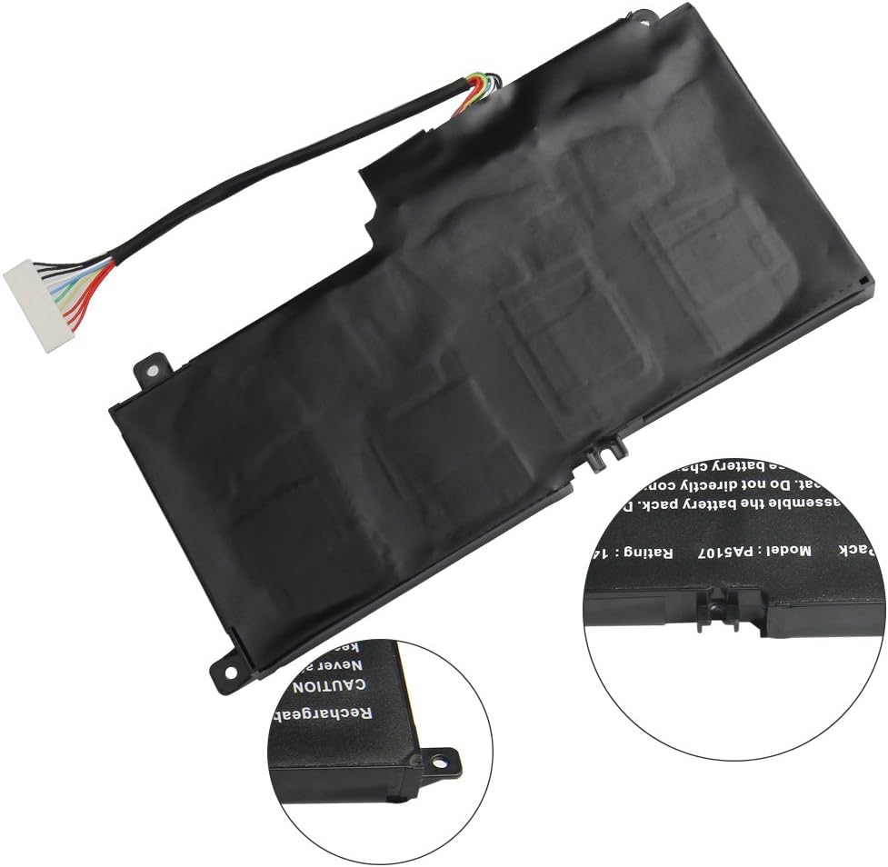 Futurebatt PA5107U-1BRS Laptop Battery Replacement for Toshiba Satellite L45 L45D L50 L55 L55D L55t P50 P55 S55 Series L55-A5284 P55t-A5116 P55-A5200 P55-A5312 S55-A5167 S55-A5275 S55-A5279 S55-A5294 - size: PA5107 7.3 4.9 1.8 in