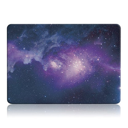 UESWILL Air 11-inch Galaxy Pattern Hard Shell Case Cover Compatible with MacBook Air 11 inch (Model:A1370/ A1465) + Microfibre Cleaning Cloth,Nebula/Purple - color: Pattern-nebula/Purple, size: MacBook Air 11"