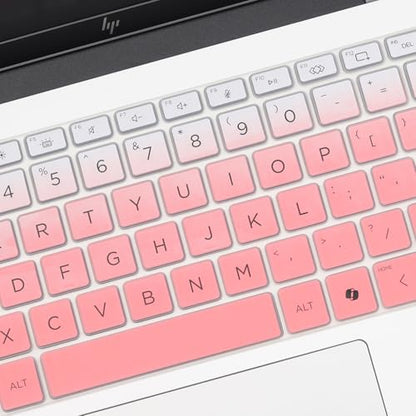 Keyboard Cover for 2026 2025 HP OmniBook 5 14 inch & OmniBook 7 14", OmniBook 5/7 14-fp0057nr 14-he0017nr 14t-hh000 14t-hk000 14z-hm000 14z-hn000 14-kf0712nr 14t-km000 14-fr0017nr 14-fs0000 14t-hg000 - color: Ombrepink