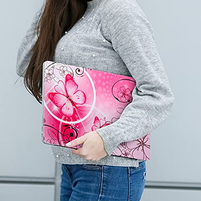 Pink Butterfly11.6 13 13.3 14 15 15.6 inches Netbook Laptop Skin Sticker Reusable Protector Cover Decal FY-NEK-009 - color: FY-NEK-009