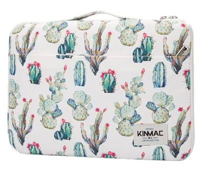 Kinmac 360° Heavy Duty Protective Laptop Sleeve Case Bag Cover with Handle for MacBook Air 13 inch,iPad Pro 13 inch and 13.3 inch HP,Dell,Lenovo,Asus,Acer Laptop (Cactus) - color: Cactus, size: 12 inch-13.3 inch