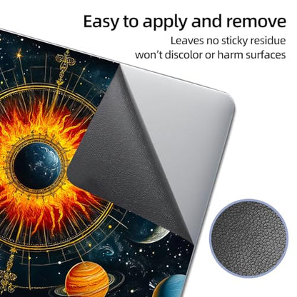 Universal Laptop Skin Sticker Decal, 12"-15.6" Aesthetic Vinyl Wrap, Cosmic Astrology Planets Waterproof Notebook Cover Art Protector for MacBook HP Dell Lenovo, Fits 13" 14" 15" 15.6" - color: Cosmic Astrology Planets