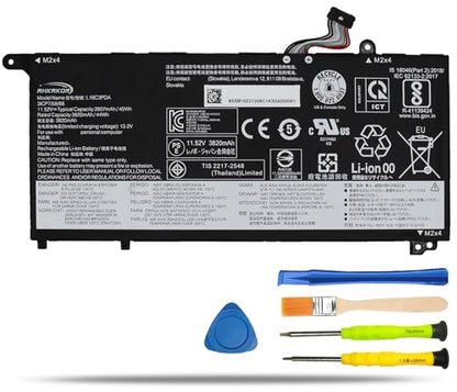 L19M3PDA L19C3PDA Laptop Battery Replacement for Lenovo ThinkBook 14 G2 ITL are 14 G3 ACL ITL 14 G4 ABA IAP 15 G2 ITL are 15 G3 ACL ITL 15 G4 ABA IAP Series L19L3PDA L19D3PDA 11.52V 45Wh - size: 3.53*3.14*0.23inch L19M3PDA