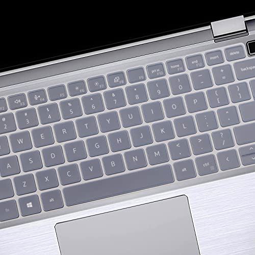 Keyboard Cover for Dell Latitude 14" 7410 7420 7430 7440 7450, Latitude 5440 5430 5431 5420 3440 14", Latitude 7520 15.6" Dell Latitude 9000 9510 9520 9420 9430 Keyboard Protective Cover-Clear - color: clear
