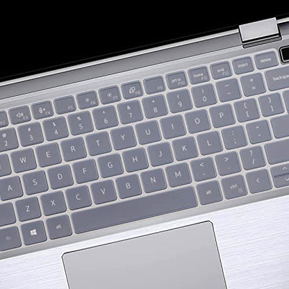 Keyboard Cover for Dell Latitude 14" 7410 7420 7430 7440 7450, Latitude 5440 5430 5431 5420 3440 14", Latitude 7520 15.6" Dell Latitude 9000 9510 9520 9420 9430 Keyboard Protective Cover-Clear - color: clear