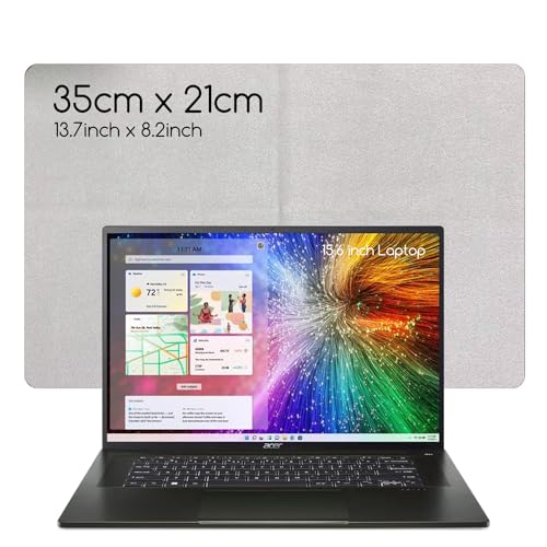KEANBOLL 2-Pack 15.6-Inch Laptop Microfiber Cleaning Cloth, Laptop Keyboard Protector, Screen Dust Cleaner, Compatible with All 15.6"-16" Laptops