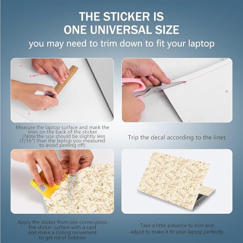 Laptop Notebook Skin Sticker Cover Decal, 12 13 13.3 14 15 15.4 15.6 inch Laptop Vinyl Skin Sticker Cover Art Protector Notebook PC (NEK-65) - color: NEK-65